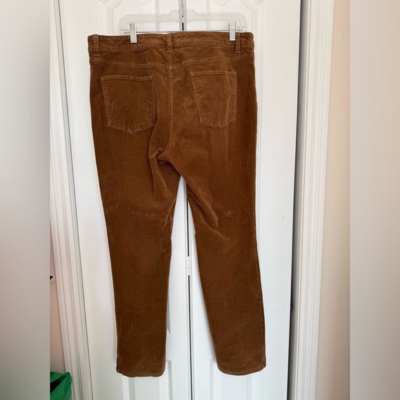 Talbots - Corduroy Pants Classic Fit Soft Stretch Fabric Straight Leg Casual - Picture 3 of 6